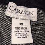 Carmen Marc Valvo Black & White Zig Zag  Skirt Size XS Photo 5