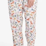 NYDJ Floral Print Pull On Relaxed Cropped Pants XS Women's Casual Summer Photo 0