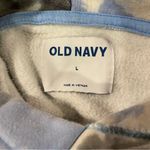 Old Navy Tie-Dye Hoodie Women L Pullover Sweatshirt Winter Comfy Oversized Blue Photo 3