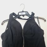 superdown Greta Zip Up Dress in Black Photo 14