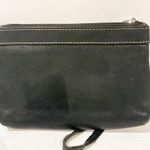 Coach Black Pleated Detail Full Zip Inner Pocket Wristlet Wallet Photo 2