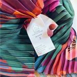 Farm Rio Women’s Bird Flowers Pleated Shirt Multicolor Photo 11