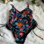 Time and Tru Floral One Piece Swimsuit Photo 0