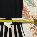 1901  womens small black white striped dress sleeveless knee length Beetlejuice Photo 3