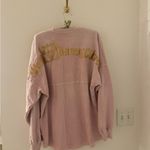 Disney Walt  world spirit  jersey longsleeve shirt pink and gold size M Photo 5