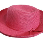 Talbots  Pink Sun Hat with Tie Accent One Size Pink Women's Hat Photo 0