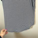 Lululemon  Love Crew Short Sleeve Shirt Black White Striped Women's 6 Photo 3