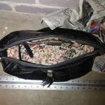 Brighton Leather Black Hobo Tassel Satchel Purse Bag Silver Tone Work of Art Photo 8