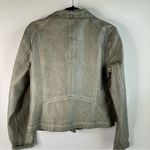 Bagatelle  distressed faux leather‎ moto zip up jacket size large Photo 5