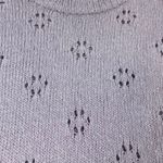 Madewell Sweater XXS Floral Pointelle Pullover Lavender Purple Balloon Sleeves Photo 10