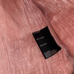 Noelle Dusty Rose Lace Boho Long Sleeve Blouse Top Size Small Cotton Pink Photo 5