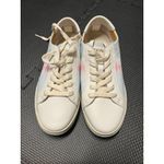Soludos New Anthropologie  Tie‎ Dye Classic Leather Sneakers Women's Size 7 Ibiza Photo 4