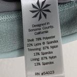 Athleta  Light Blue & Gray T-Back Sports Bra Photo 3