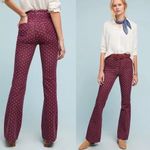 PilcroBurgundy corduroy   Boho chic Flare Jeans Photo 1