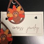 New Turkey Wooden Earrings Photo 2