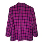 Pendleton VTG 70s-80s Virgin Wool Blazer Jacket Violet Plaid Size 16 USA Preppy Photo 1