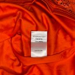 Lulus Happy Glow Lucky Orange Lace Midi Dress Photo 7