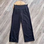 Athleta ‎ Retroplush Velvet Straight Leg Pant in Black Women’s Size M Photo 2