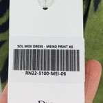 RUNAWAY THE LABEL NWT Lace Up Back Sol Midi Slip Dress Meiko Print Size XS Photo 8