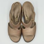 SAS Suntimer Strap Slingback Sandals‎ Brown Gold Womens 8.5 W Comfort Cushion Photo 4