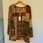 Johnny Was New!! Fria Kimi Tunic Women’s size Large Silk Photo 3