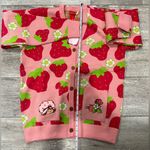 Strawberry Shortcake Allover Strawberry Print Women's Cardigan (Medium) Photo 8