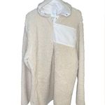 Bella Bean Shop Cozy Cream Sherpa Pullover women’s XL White Photo 0