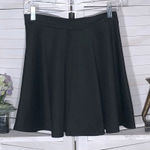 Vintage Y2K Black Stretchy Skater Mini Skirt Size Medium Photo 0