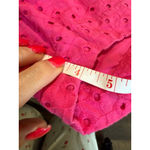 The Limited Women's  Pink Eyelet Embroidered Shorts Size 6 Photo 5
