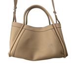Newbella Kelly Light Beige Nude Faux Leather Vegan Pebble Crossbody Bag Handbag Photo 10