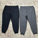 Fabletics  jogger scrub pants bundle of 2 pair size 3X gray black Photo 2