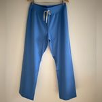 FIGS NWT High Waisted Livingston Basic Scrub Pants Ceil Blue Photo 5