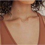 Anthropologie 18K Gold Plated Mama necklace stainless steel perfect for Mother’s Day gift Photo 2