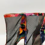 Wild Rose  Giselle Women Satin Fabric Mesh Floral Stiletto Bootie Size 5.5 Photo 9