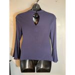Venus blue cut out blouse Photo 3