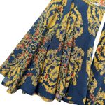 Free People  Magic Mystery Tunic Dress Womens S Boho Mixed Print Bell Sleeve Photo 5