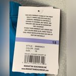 Women’s Plus size Two Piece Bathing Suit Blue Photo 9