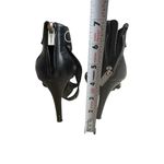 Calvin Klein  Salas Black White Logo Sandals Heels Size 8 Photo 4