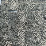 Rock & Republic Berlin Snakeskin Print Black & Tan Metallic Slim Fit Jeans 12 Photo 3