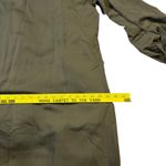 Just Fab Olive Green Button Front Bow Neck Long Sleeve Maxi Dress Womens XL Photo 10