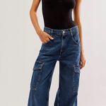 AGOLDE Minka Cargo Dark Wash Jeans 32 Photo 3