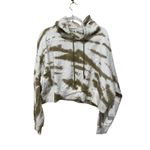 Good American Cool Crop Hoodie In Putty Tie Dye Size XXL Photo 5