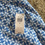 Old Navy NWT  High Waisted Pixie Trouser Shorts Blue Tile White Geometric 12 Photo 5