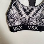 Victoria's Secret VSX Victoria’s Secret Sports Bra Black White Gray Geometric Photo 2