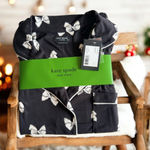 Kate Spade  Black/White Bows Pajama Set, NWT Photo 0