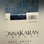 Donna Karan Vintage NOS 90s  black sheer control top pantyhose, size small Photo 2