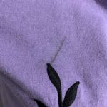 Hanes Purple Embroidery Flower Tank Top Photo 6