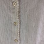 J Crew Pointelle Crewneck Knit Cardigan Cardigan Scalloped Trim Ivory L Size L Photo 1