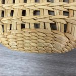 Poolside Straw Bag with Leather Strap Brown Photo 4