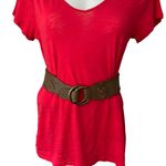 Another Line Inc Wide Hipster Leather Belt, Sz M Photo 0